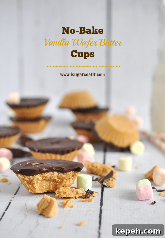 Vanilla Wafer Butter Cups Recipe — No-Bake Peanut Butter Treats 3 No-Bake Vanilla Wafer Butter Cups