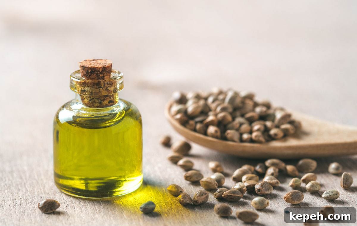 DIY Aromatherapy Oil Blend for Toothache and Pain Relief 4 Hemp seed oil.