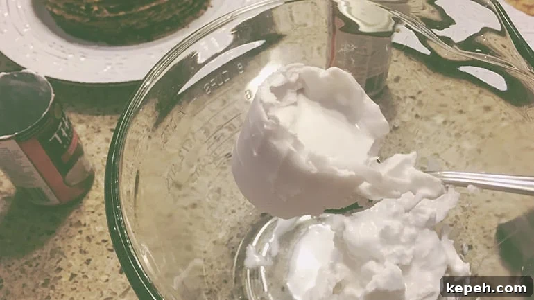 coconut cream layer