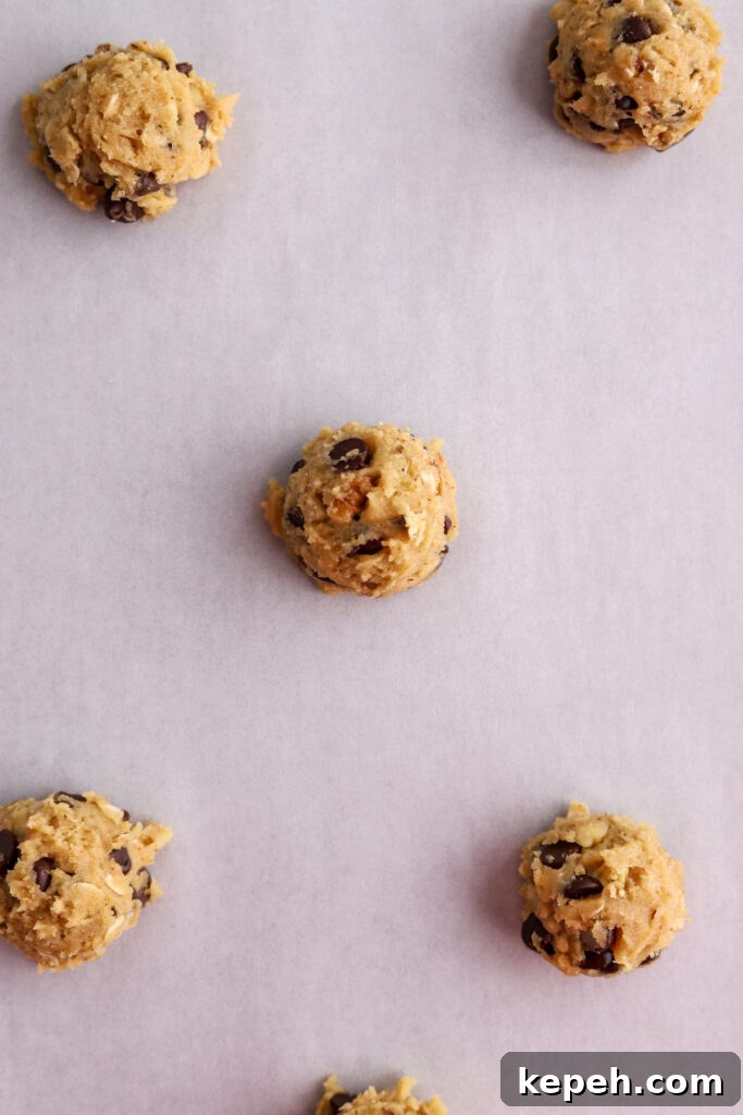 Freshly baked cookies