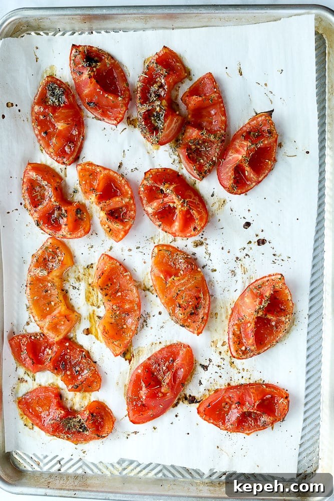 How to make Roasted Tomatoes in the oven after shot
