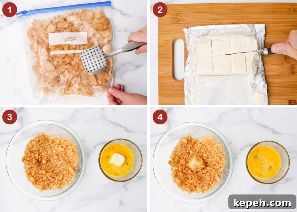 How to make Air Fryer Crispy Carnivore Cream Cheese Bites