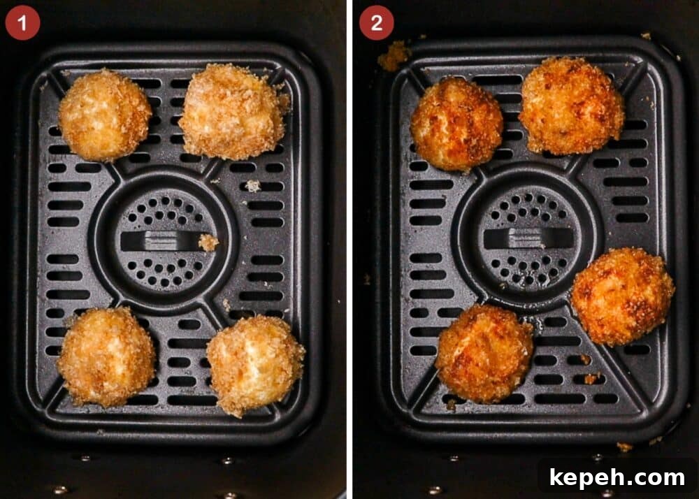 How to make Air Fryer Crispy Carnivore Cream Cheese Bites