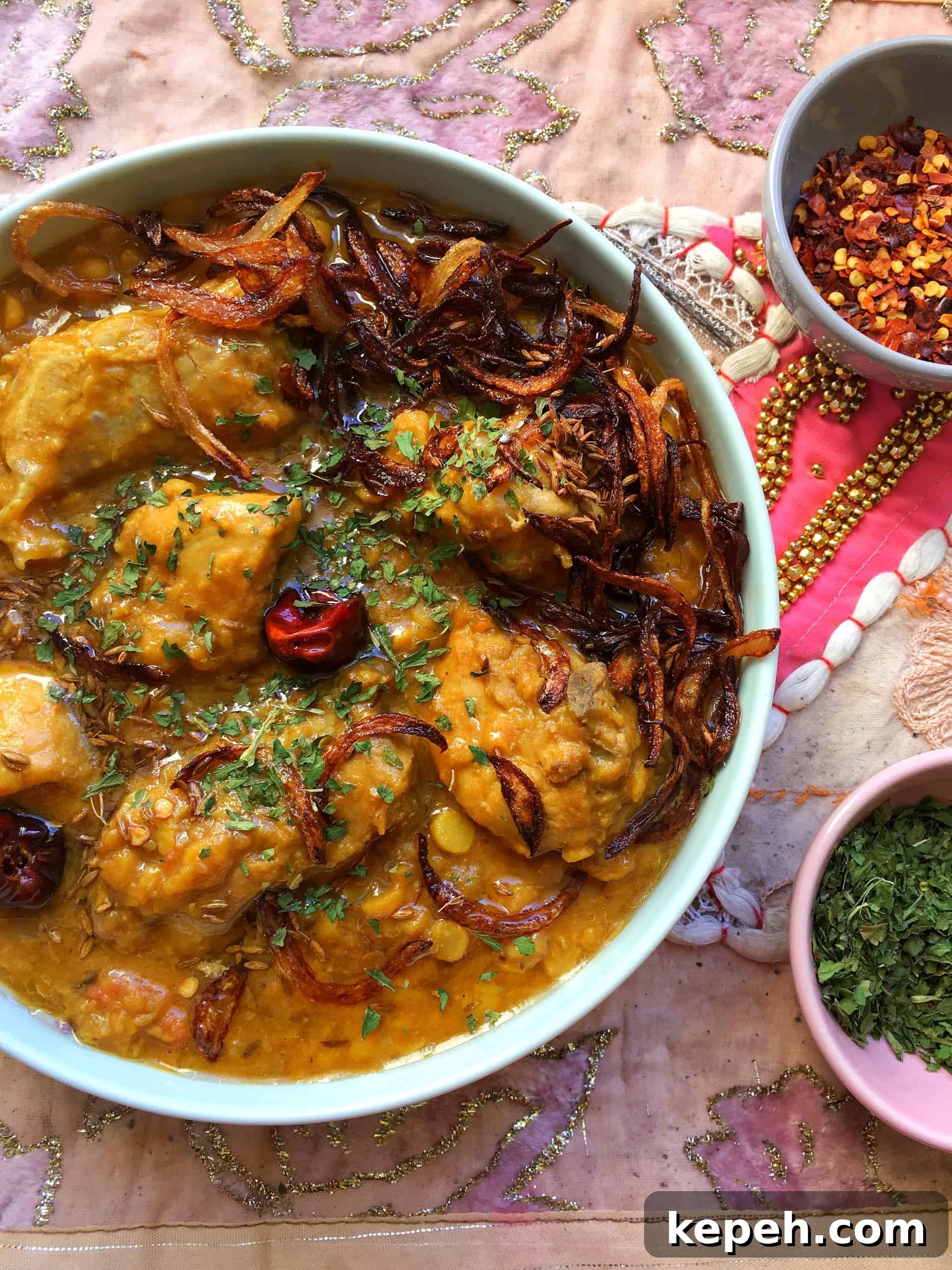 Chicken Dal Recipe - Chicken & Lentil Curry - Daal Murgh