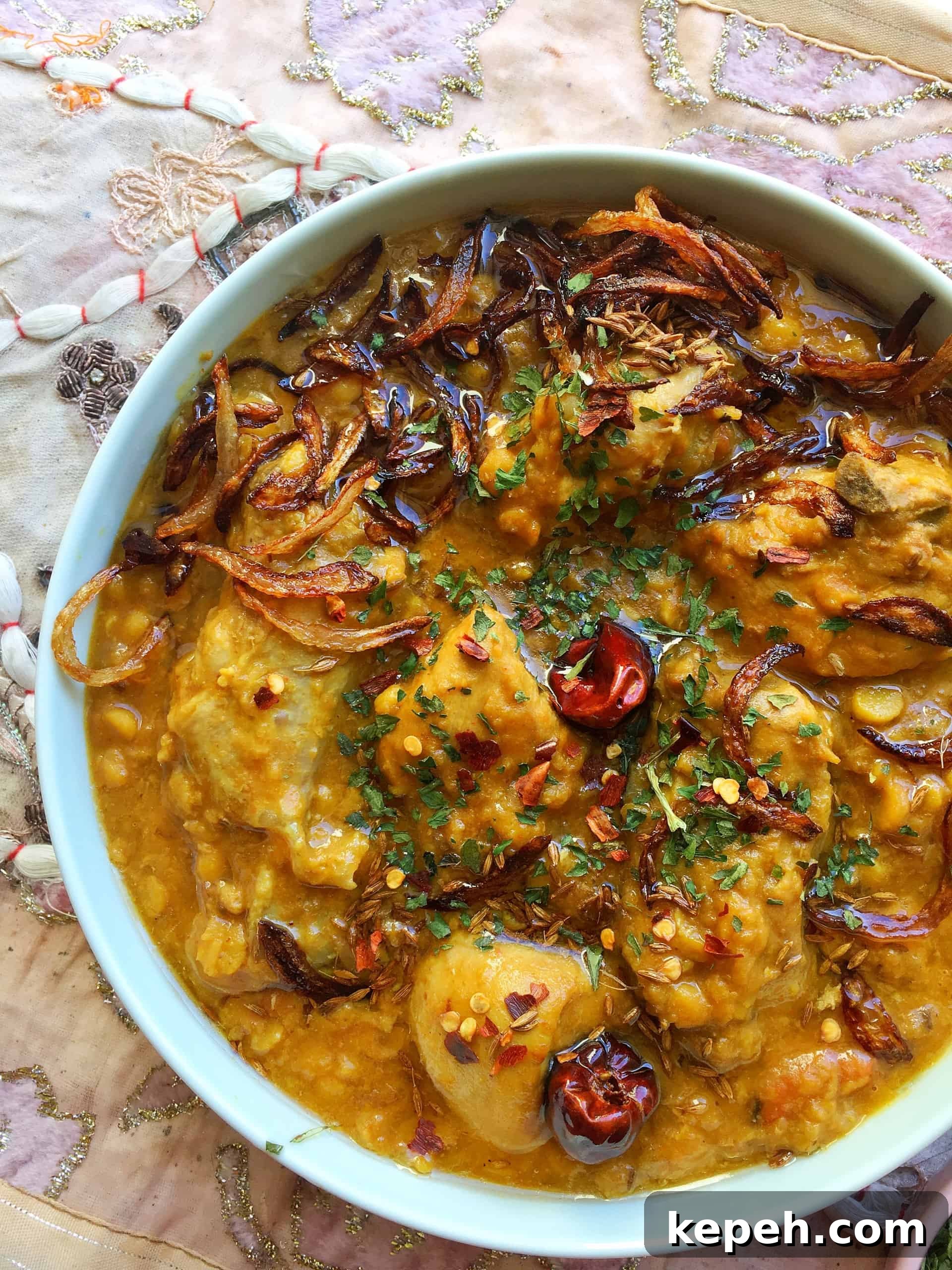 Chicken Dal Recipe - Chicken & Lentil Curry - Daal Murgh