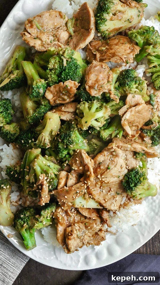 Pork Tenderloin Stir-Fry with Broccoli and Garlic Sauce 4 Broccoli and Pork Tenderloin Stir Fry