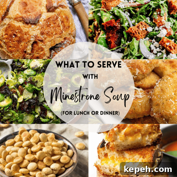 What to serve with minestrone image.