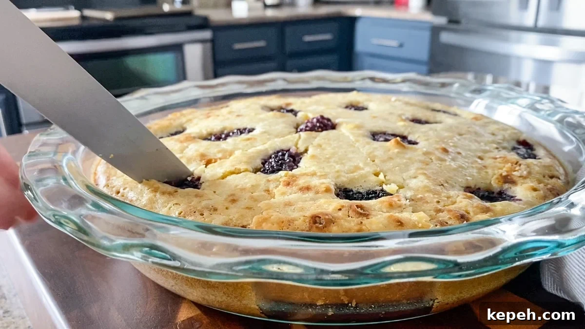 Italian Lemon Olive Oil Cake with Fresh Blackberries 11 cutting olive oil cake