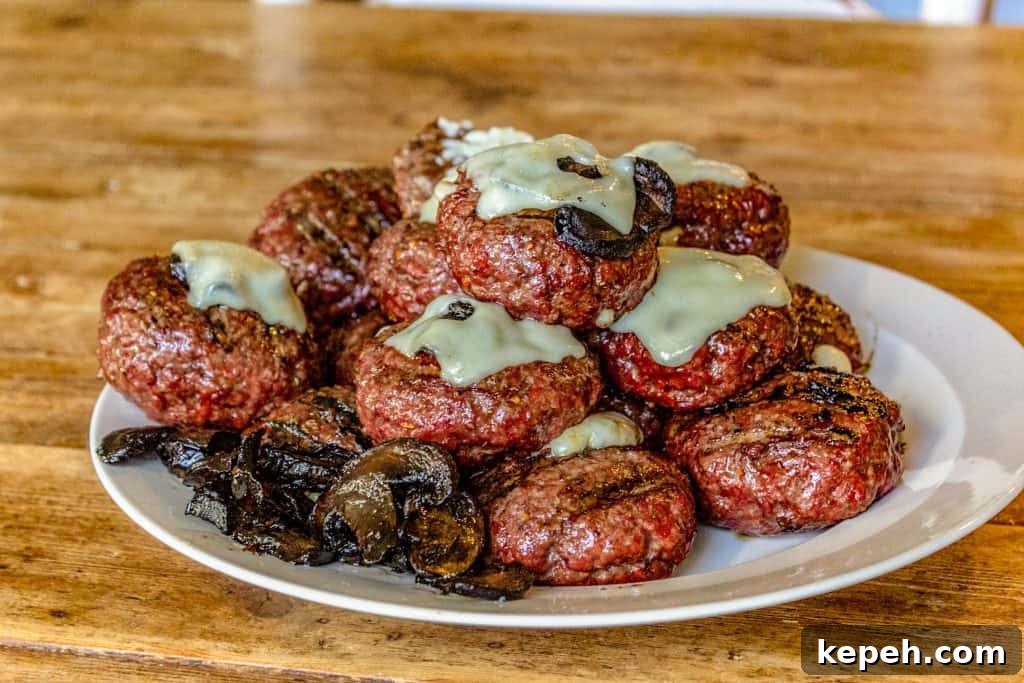 Complete Guide to Smoking Every Type of Meat 2 Juicy Lucy smoked burgers