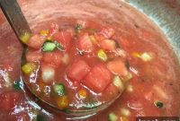 Refreshing Watermelon Gazpacho Recipe with Cucumber and Mint