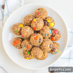 No-Bake M&M Energy Bites: Chocolate Peanut Butter Snack Balls 17 img 22967 17
