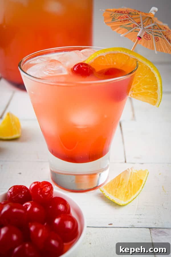 27 Refreshing Summer Punch Recipes to Keep Your Party Cool 11 shirley temple punch