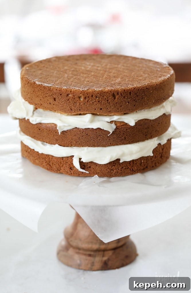 Black Walnut Christmas Cake Recipe with Spiced Glaze 9 Frosted black walnut cake