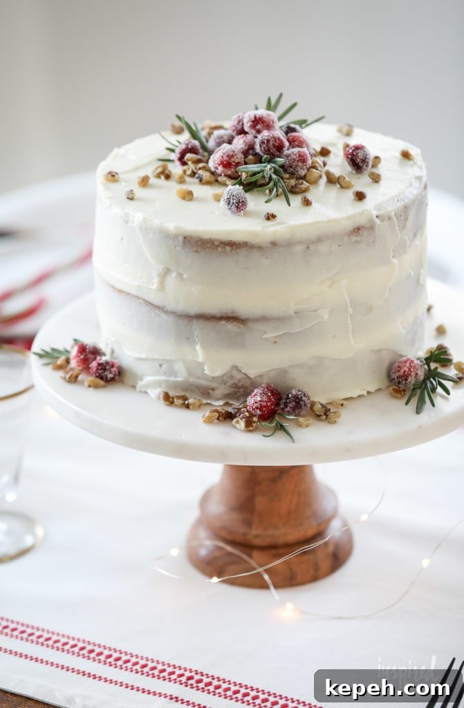 Black Walnut Christmas Cake Recipe with Spiced Glaze 13 Black walnut Christmas cake whole