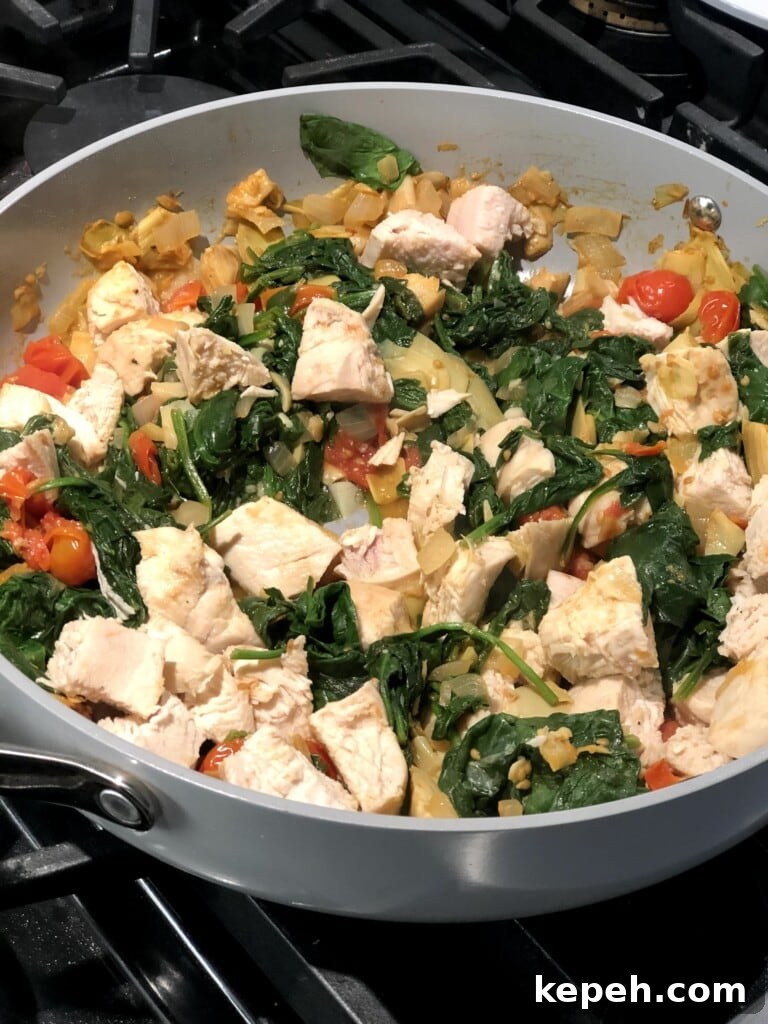 spinach artichoke chicken