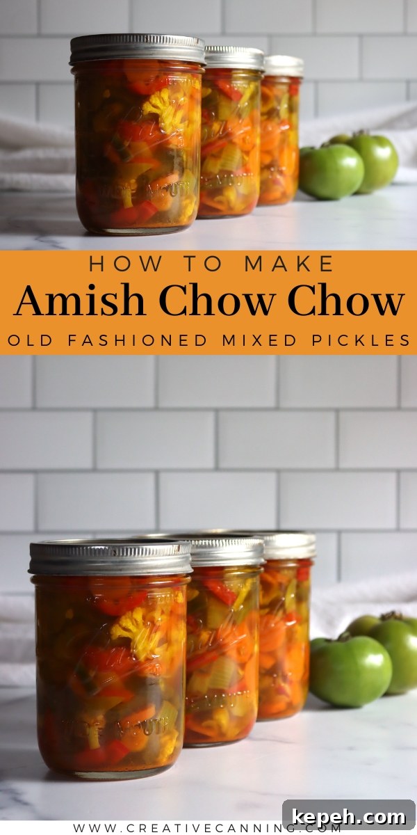 Amish Chow Chow Recipe