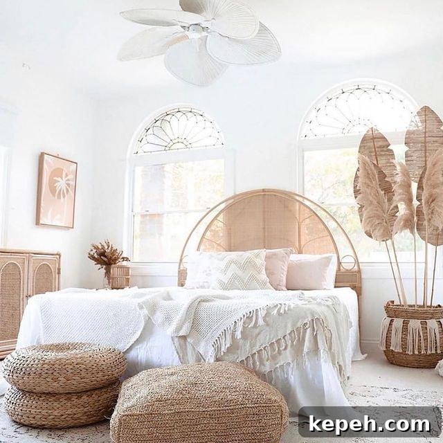 27 Earthy Boho Bedroom Design Ideas for Cozy, Natural Spaces 11 natural nature