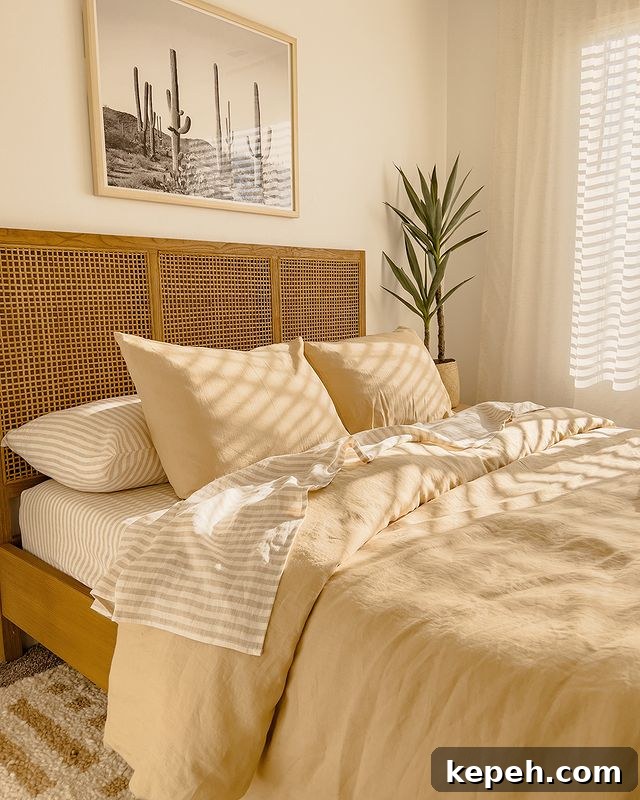 27 Earthy Boho Bedroom Design Ideas for Cozy, Natural Spaces 15 Bed Sheet material