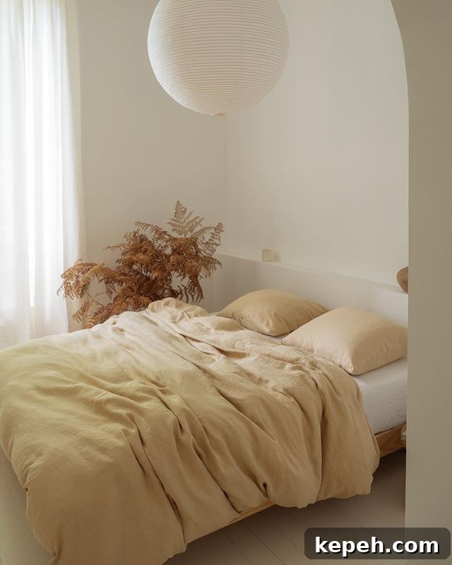 27 Earthy Boho Bedroom Design Ideas for Cozy, Natural Spaces 3 Paper Lantern Lighting