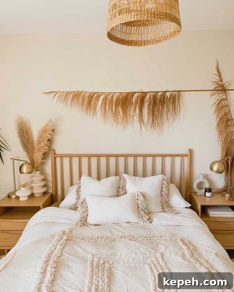 27 Earthy Boho Bedroom Design Ideas for Cozy, Natural Spaces 22 unique vases