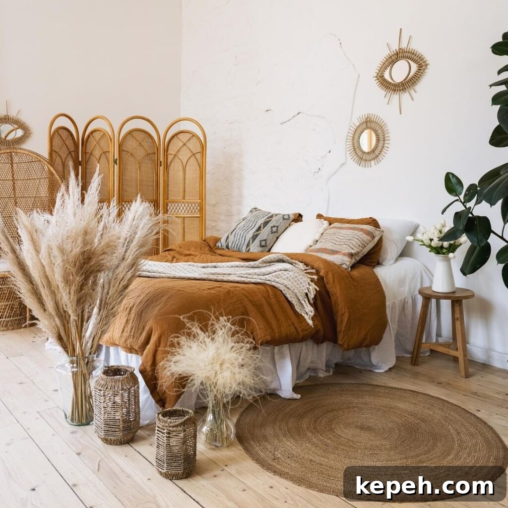 27 Earthy Boho Bedroom Design Ideas for Cozy, Natural Spaces 25 Vintage Ordinary Vases