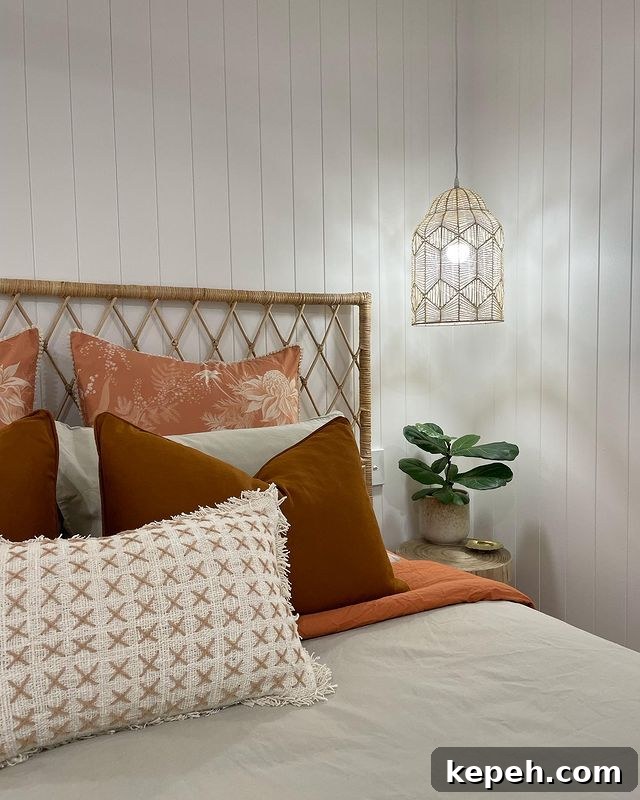 27 Earthy Boho Bedroom Design Ideas for Cozy, Natural Spaces 8 Pendant Night Light