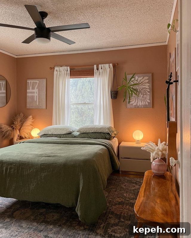 27 Earthy Boho Bedroom Design Ideas for Cozy, Natural Spaces 9 touch lamps