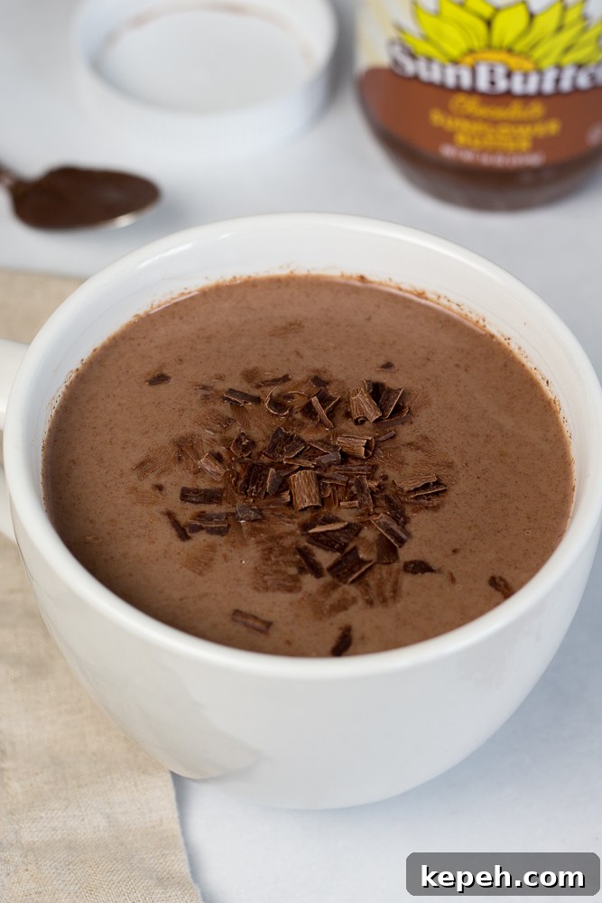 SunButter Hot Chocolate by Flora & Vino