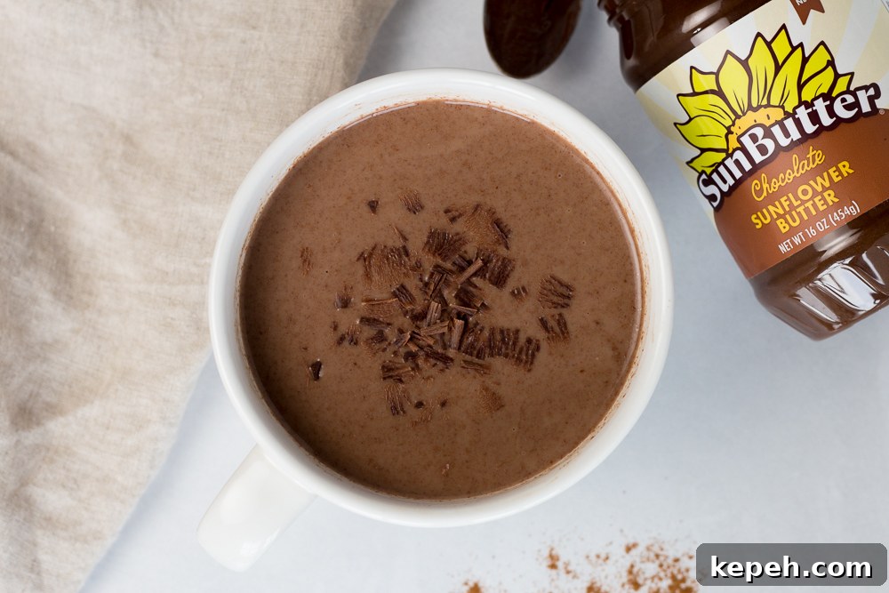 SunButter Hot Chocolate by Flora & Vino