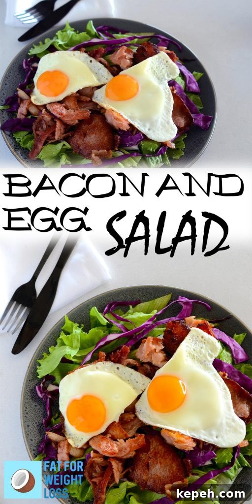 Crunchy Bacon and Egg Salad Recipe with Crispy Bits 2 bacon and egg salad