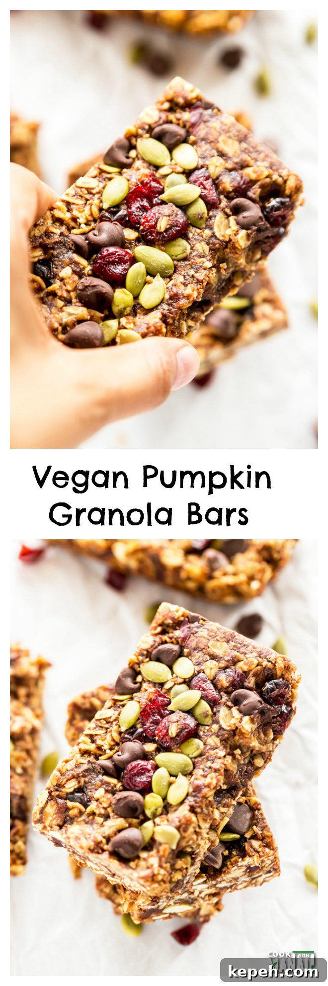 Pumpkin Spice Granola Bars: Homemade Fall Snack Recipe 10 pumpkin-granola-bars-collage