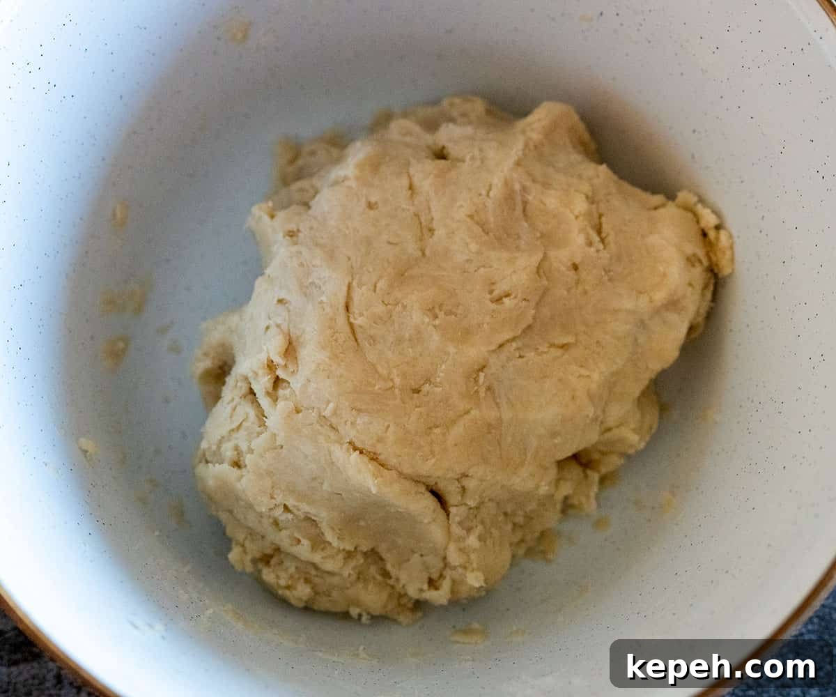 Flaky Pie Crust Recipe for Sweet and Savory Pies 6 pie crust ingredients blended so they come together.