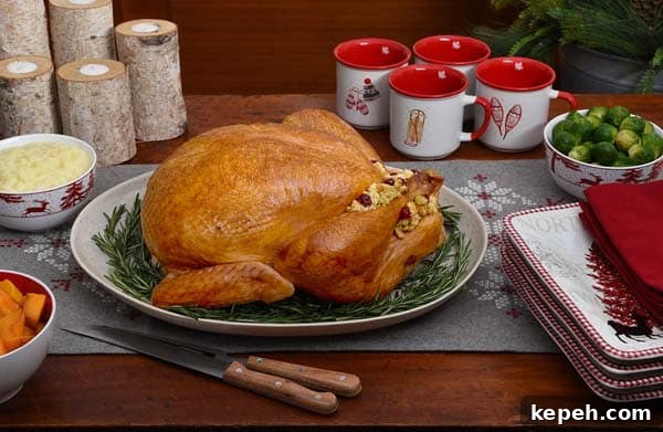 Host a Holiday Feast with Canadian Turkey: Recipes & Tips 3 roasted turkey with cornbread cranberry stuffing