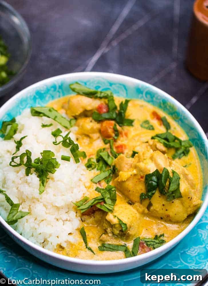 Keto Butter Chicken Recipe made in the Instant Pot