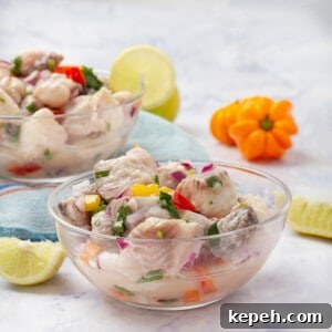 Low-Calorie Ceviche Recipe with WW Points Guide 9 Two bowls of Ceviche served