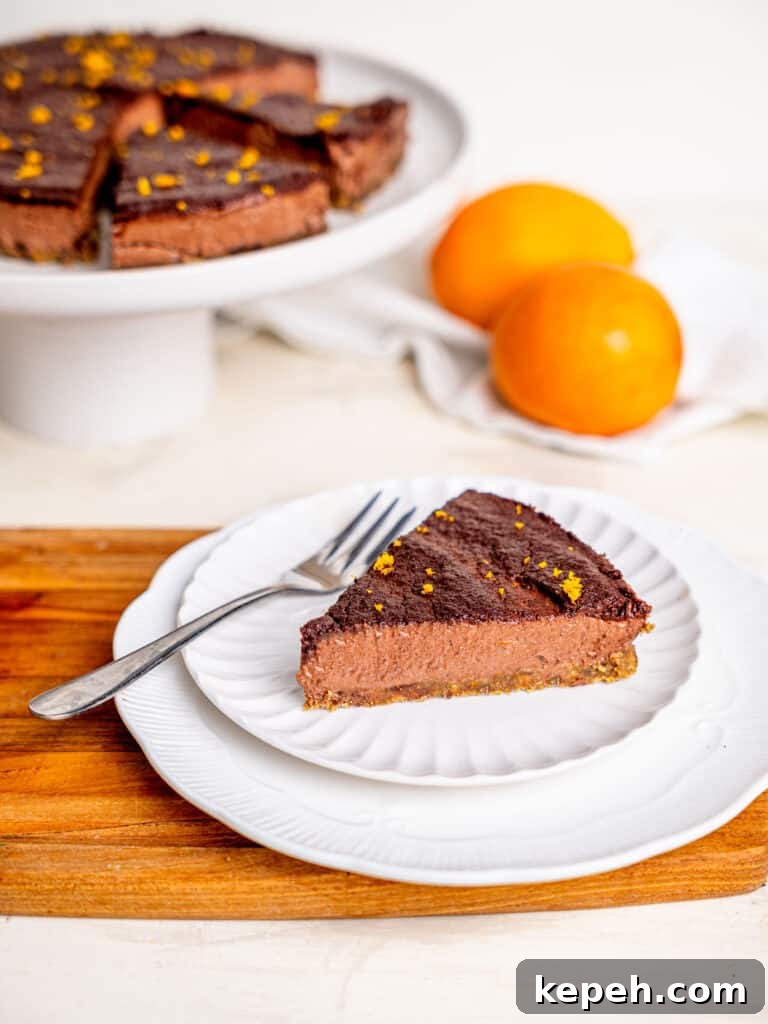 No-Bake Chocolate Orange Cheesecake Recipe for Chocolate Lovers 5 Chocolate Orange Cheesecake.