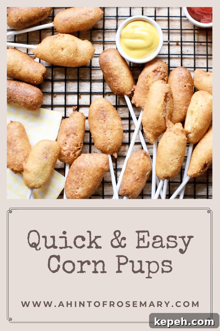 Quick Corn Dogs: Simple Homemade Corn Pups Recipe 12 Quick & Easy Corn Pups