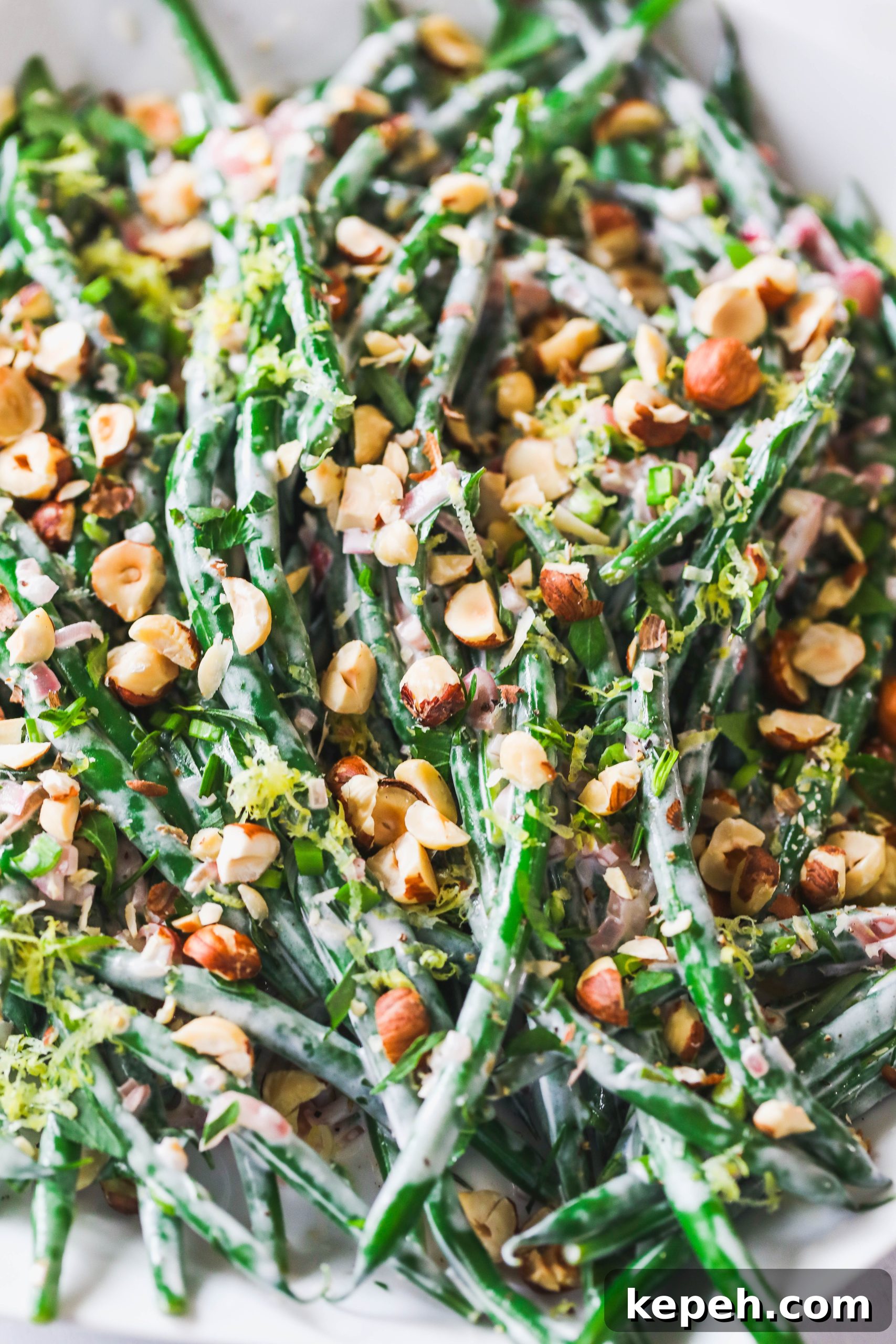 Green Beans with Hazelnuts and Creamy Crème Fraîche 3 img 34442 2 scaled