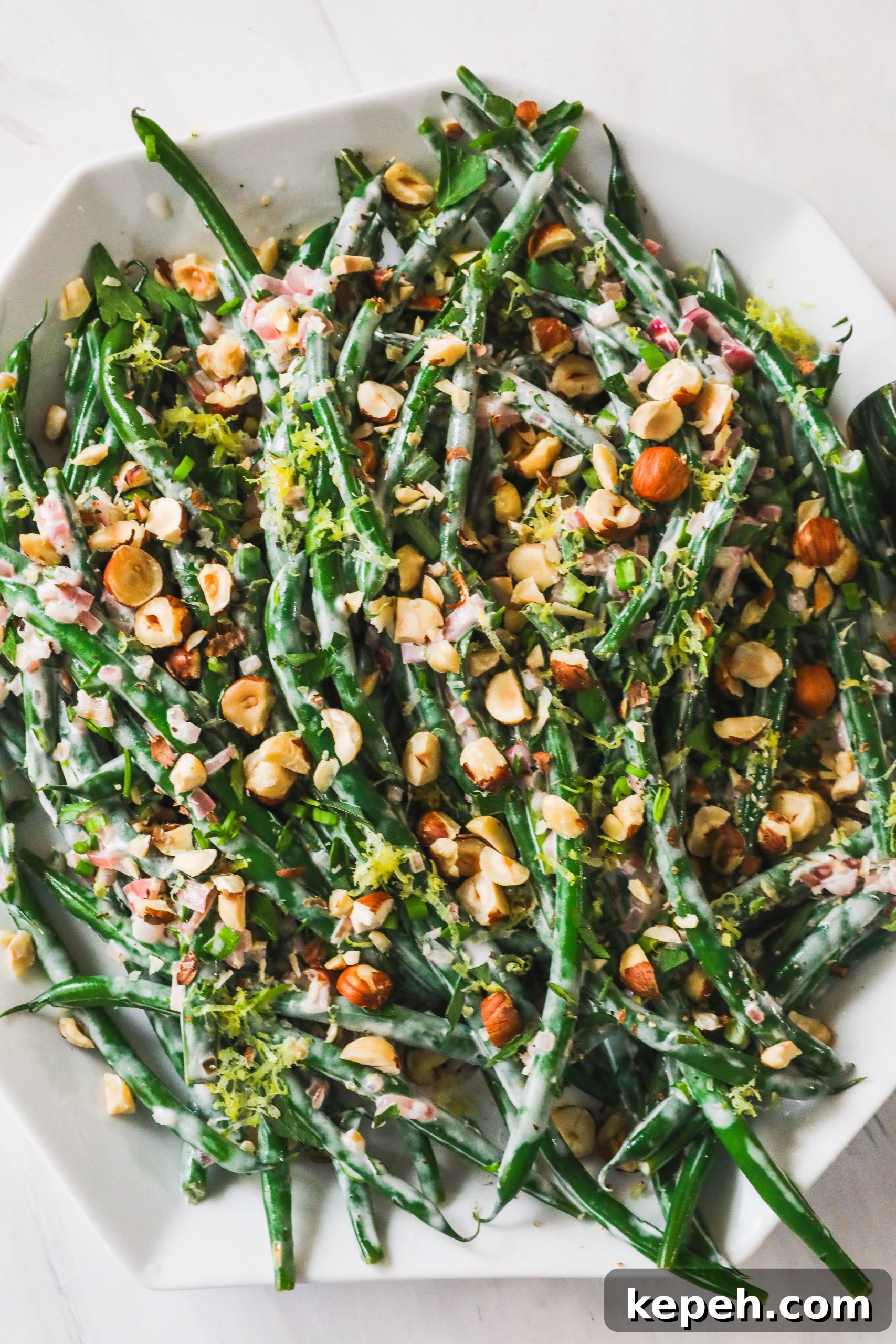 Green Beans with Hazelnuts and Creamy Crème Fraîche 5 img 34442 4 scaled