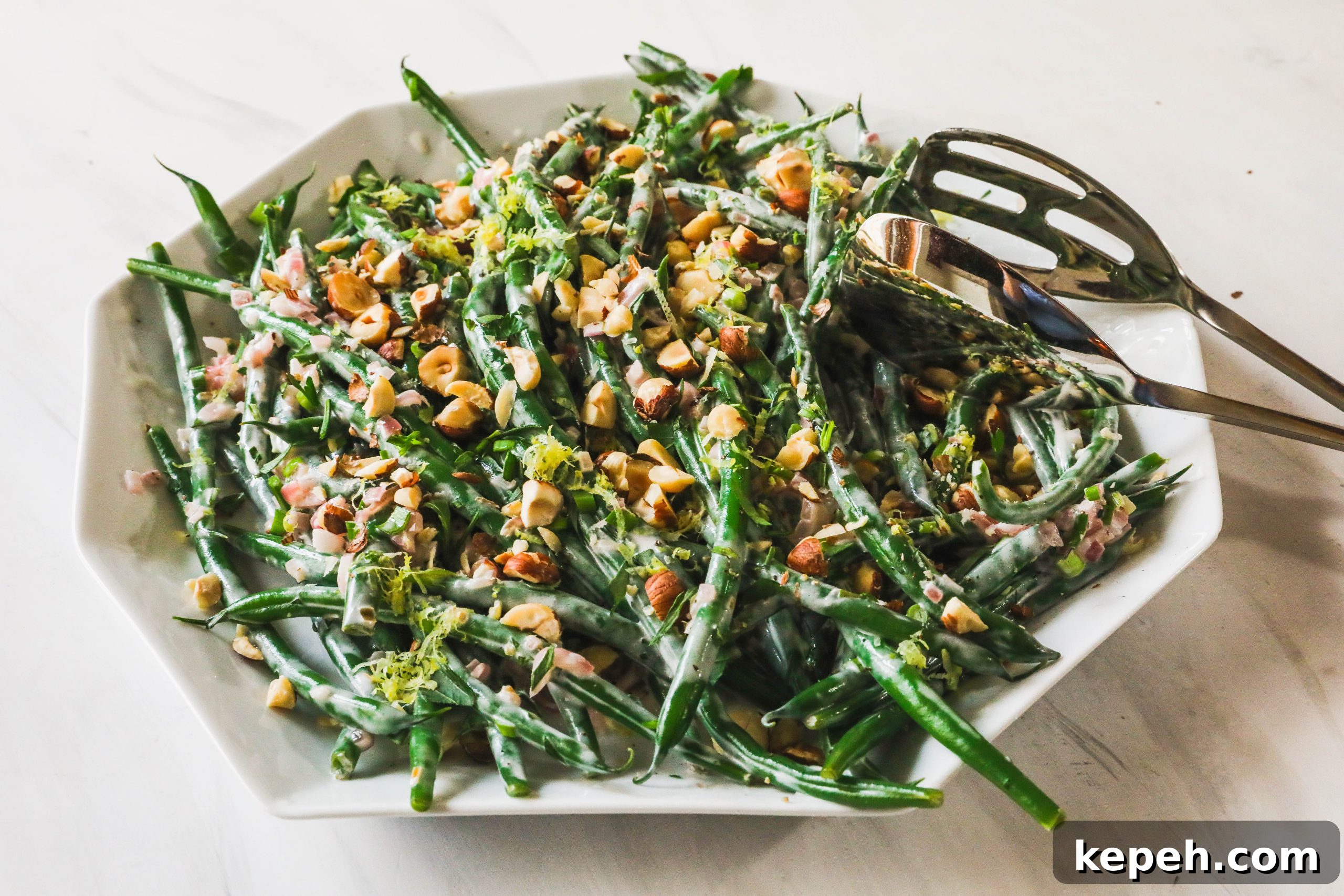 Green Beans with Hazelnuts and Creamy Crème Fraîche 6 img 34442 5 scaled