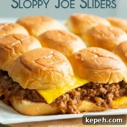 tray of warm sloppy joe sliders