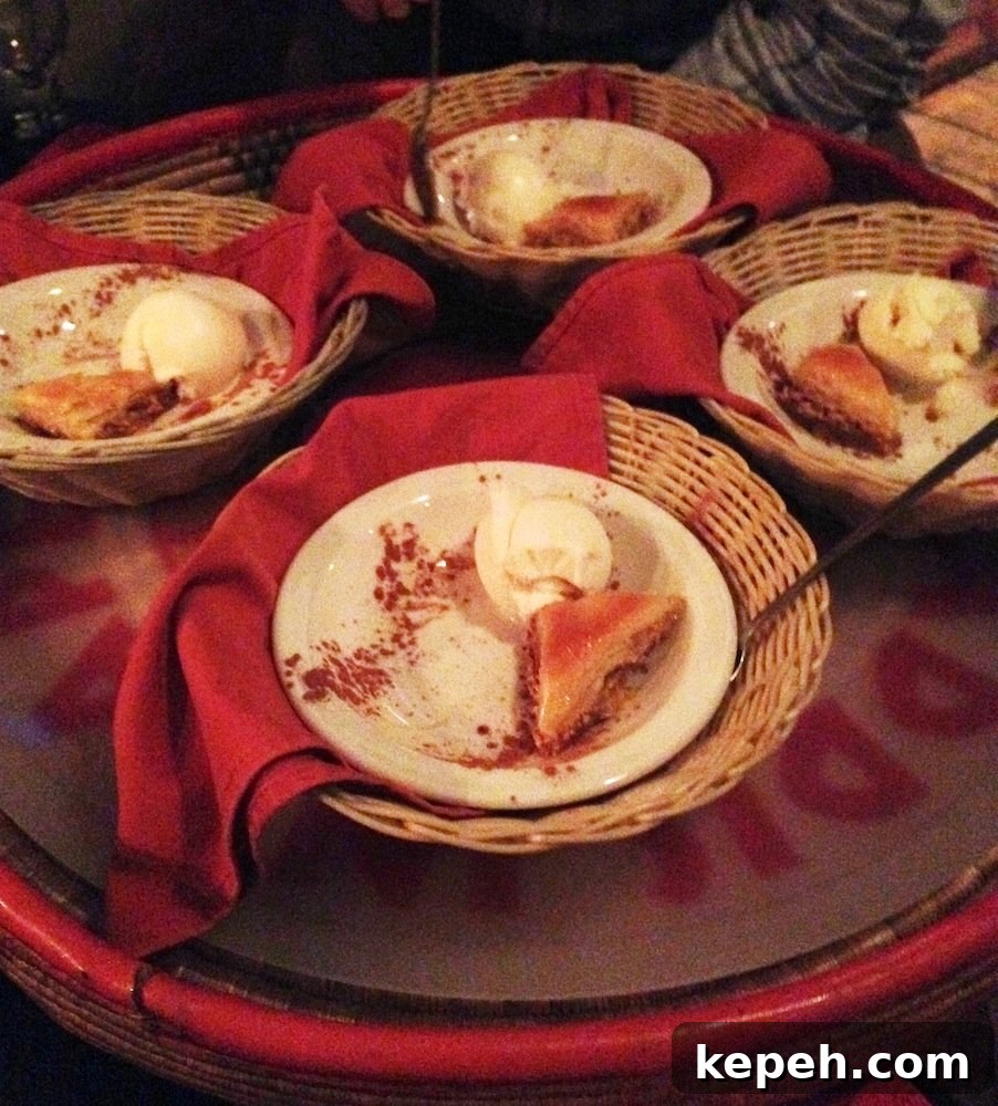 Sunday Dinner at Addis in Cape Town: Where to Eat Ethiopian Cuisine 6 Baklava for dessert