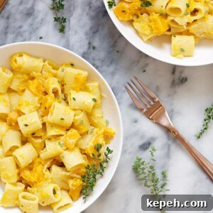 Creamy Butternut Squash Rigatoni with Goat Cheese and Sage 2 img 3736 10