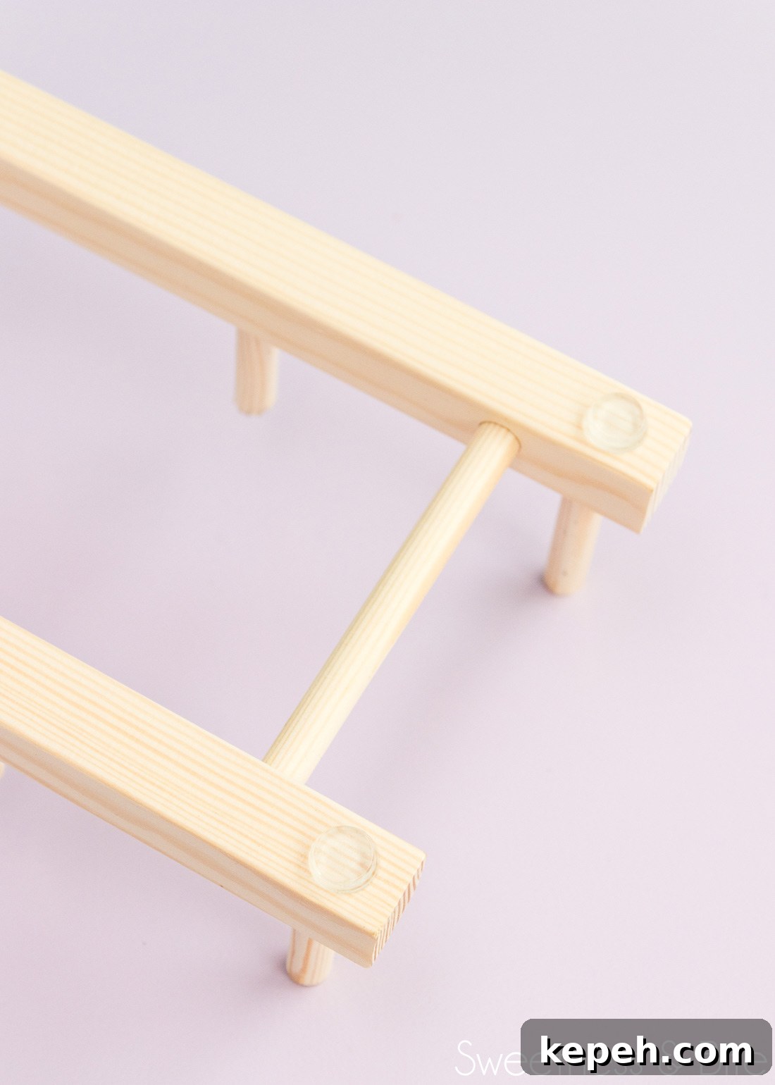 DIY Stand Mixer Attachment Organiser - Make your own handy organiser for your mixer attachments using a wooden plate rack.