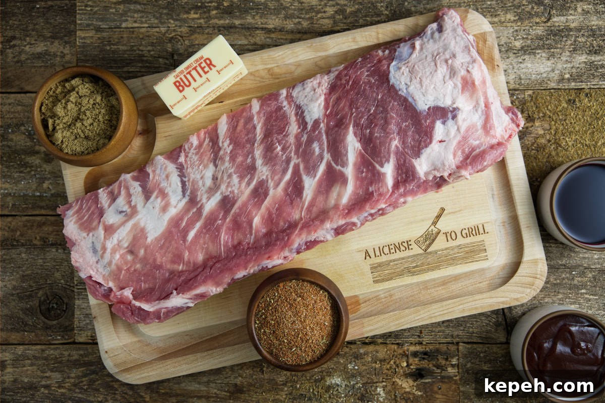 Perfect 3-2-1 Smoked Ribs Recipe for Tender, Fall-Off-the-Bone Results 4 ingredients for 3-2-1 ribs