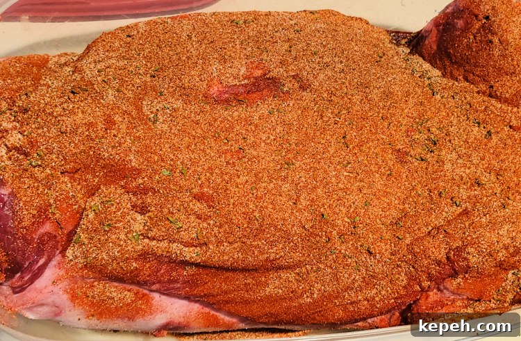 Smoked Brisket Rub Recipe for Tender, Flavorful BBQ 4 Brisket Rubbed With In Container