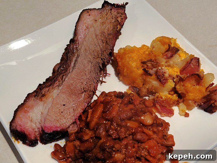 Smoked Brisket Rub Recipe for Tender, Flavorful BBQ 9 Smoked Brisket With Beans And Cheesy Potatoes