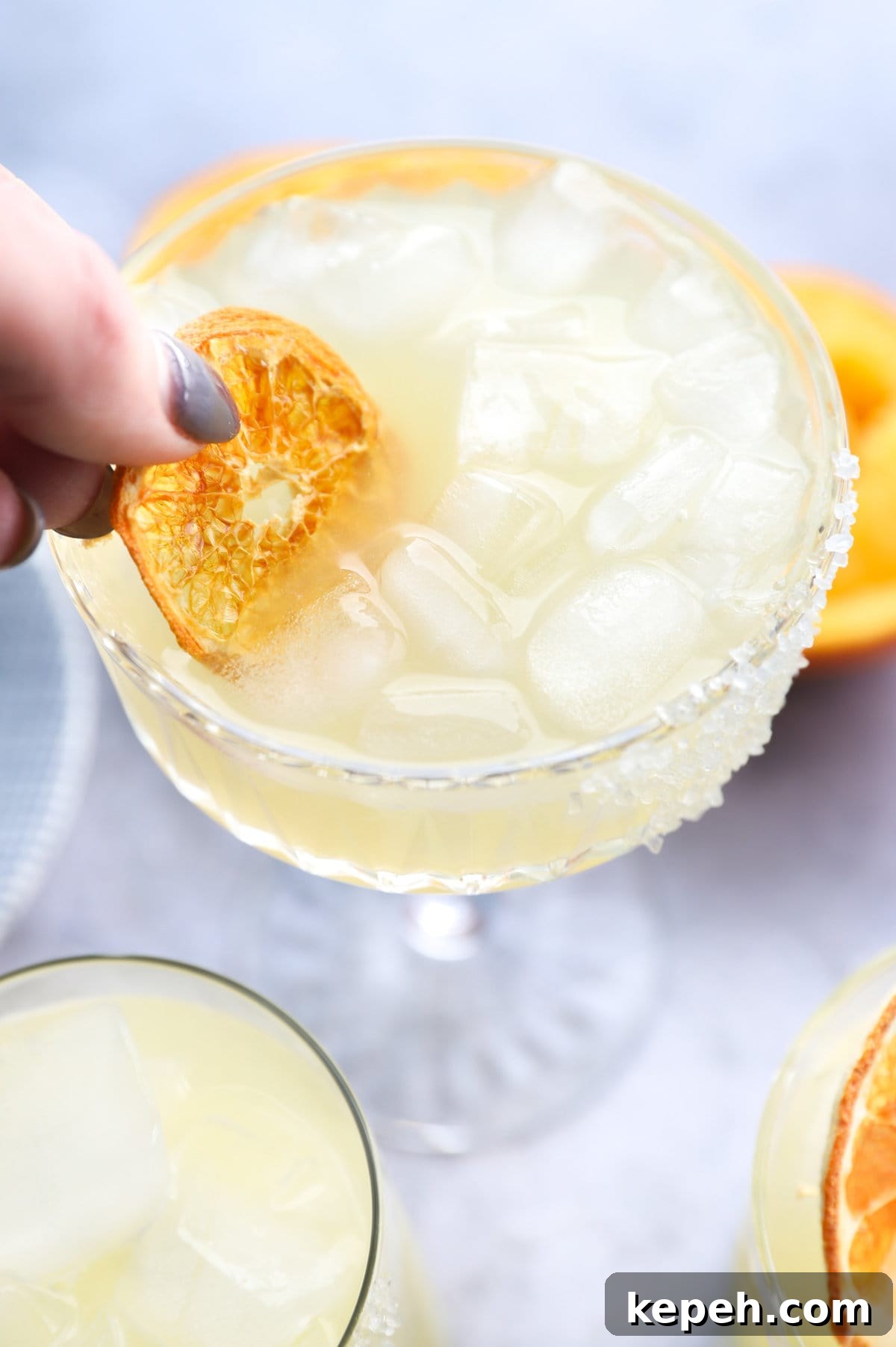 Texas Margarita Recipe: Classic Tex-Mex Cocktail Guide 10 Dried orange slice garnish for a cocktail image