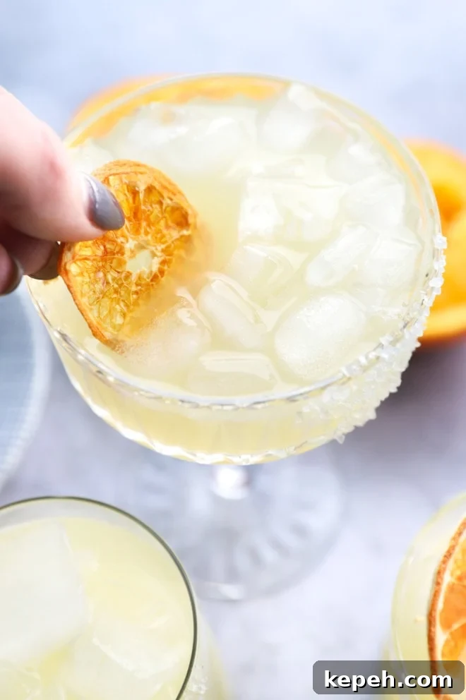 Texas Margarita Recipe: Classic Tex-Mex Cocktail Guide 8 Dried orange slice garnish for a cocktail image
