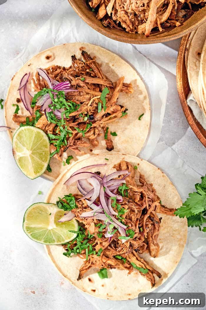 smoked pork carnitas
